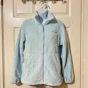 Columbia Soft Sky Blue Fleece Jacket